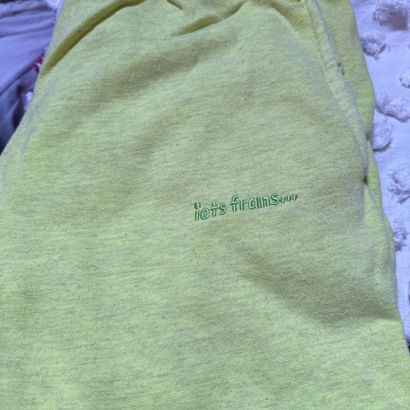 Let’s Fran’s urban outfitters Pants - Bright green/yellow let’s frans